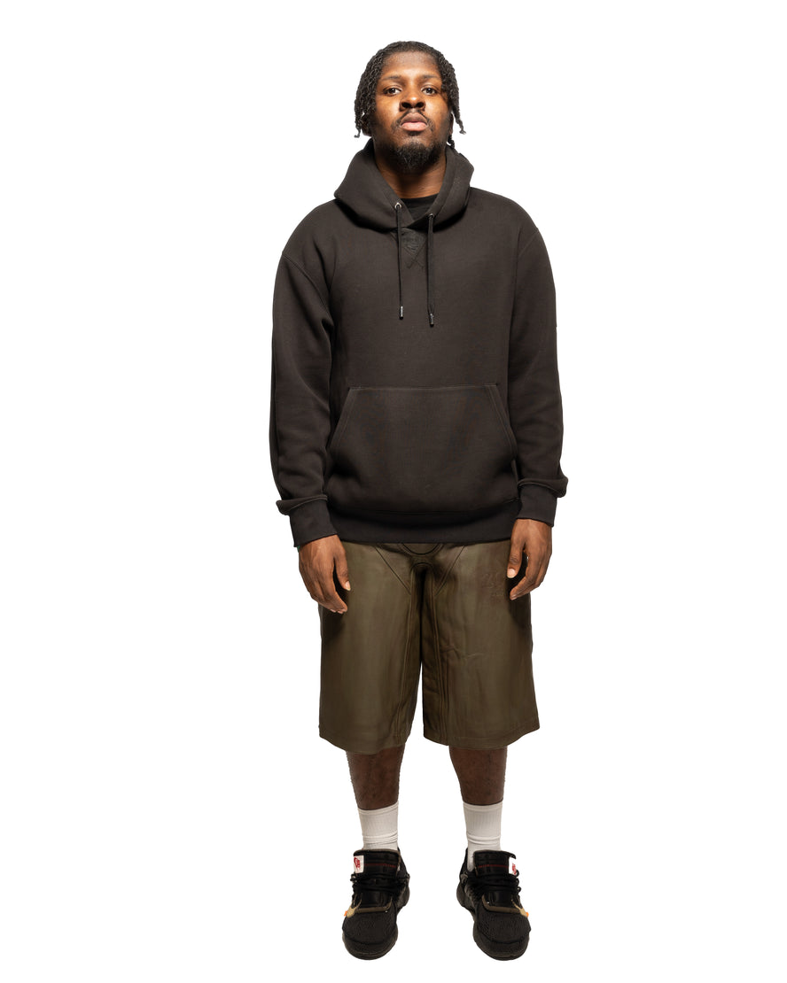 Olive Green Shorts With Wash Effect