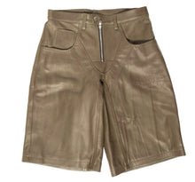 Load image into Gallery viewer, Olive Green Shorts With Wash Effect
